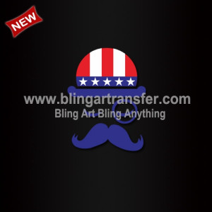 Lovely July 4th Iron On Transfers Vinyl Design